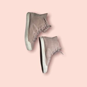 Tretorn Marley HI2 High Top‎ Pink Sneakers Size 8
